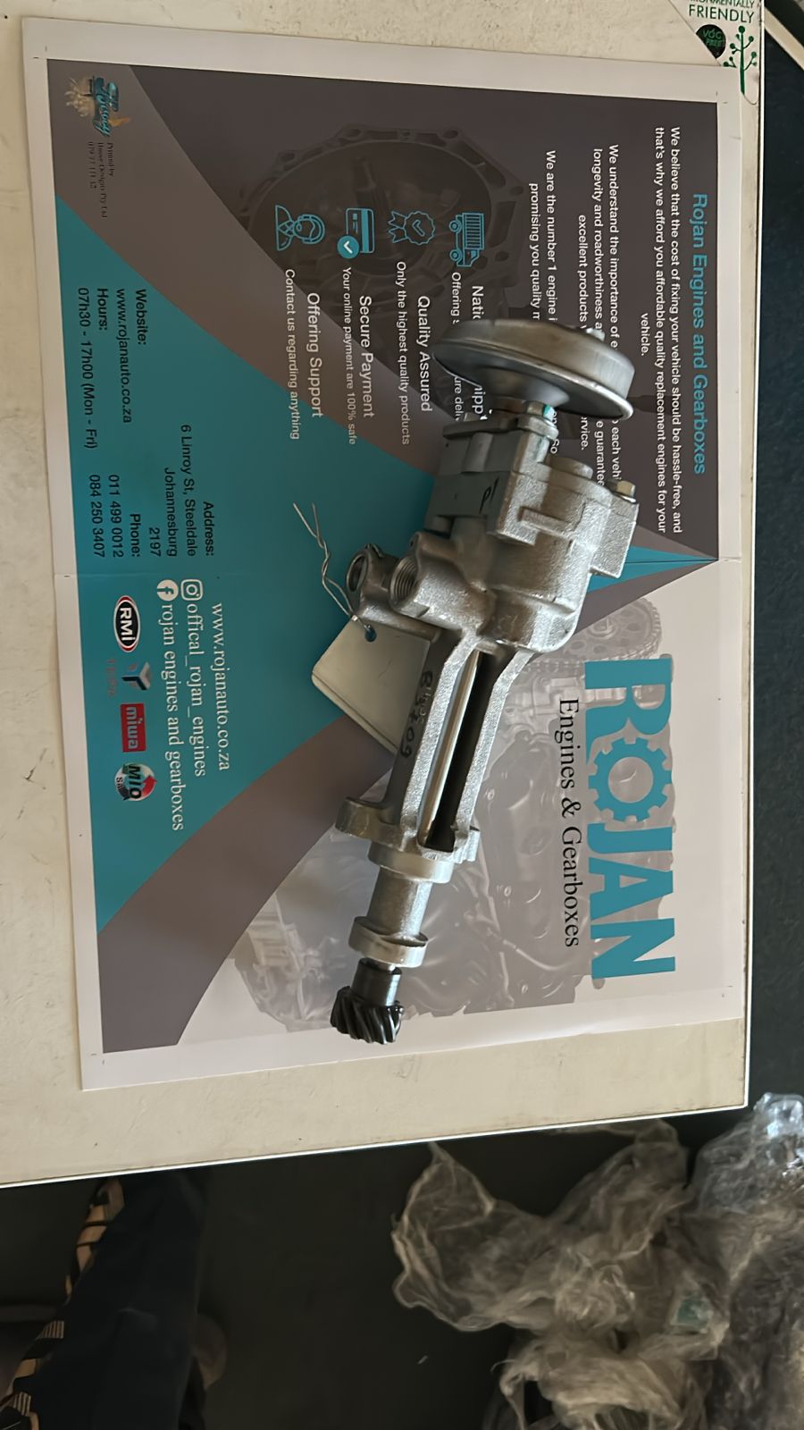 Isuzu 4JA1T oil pump