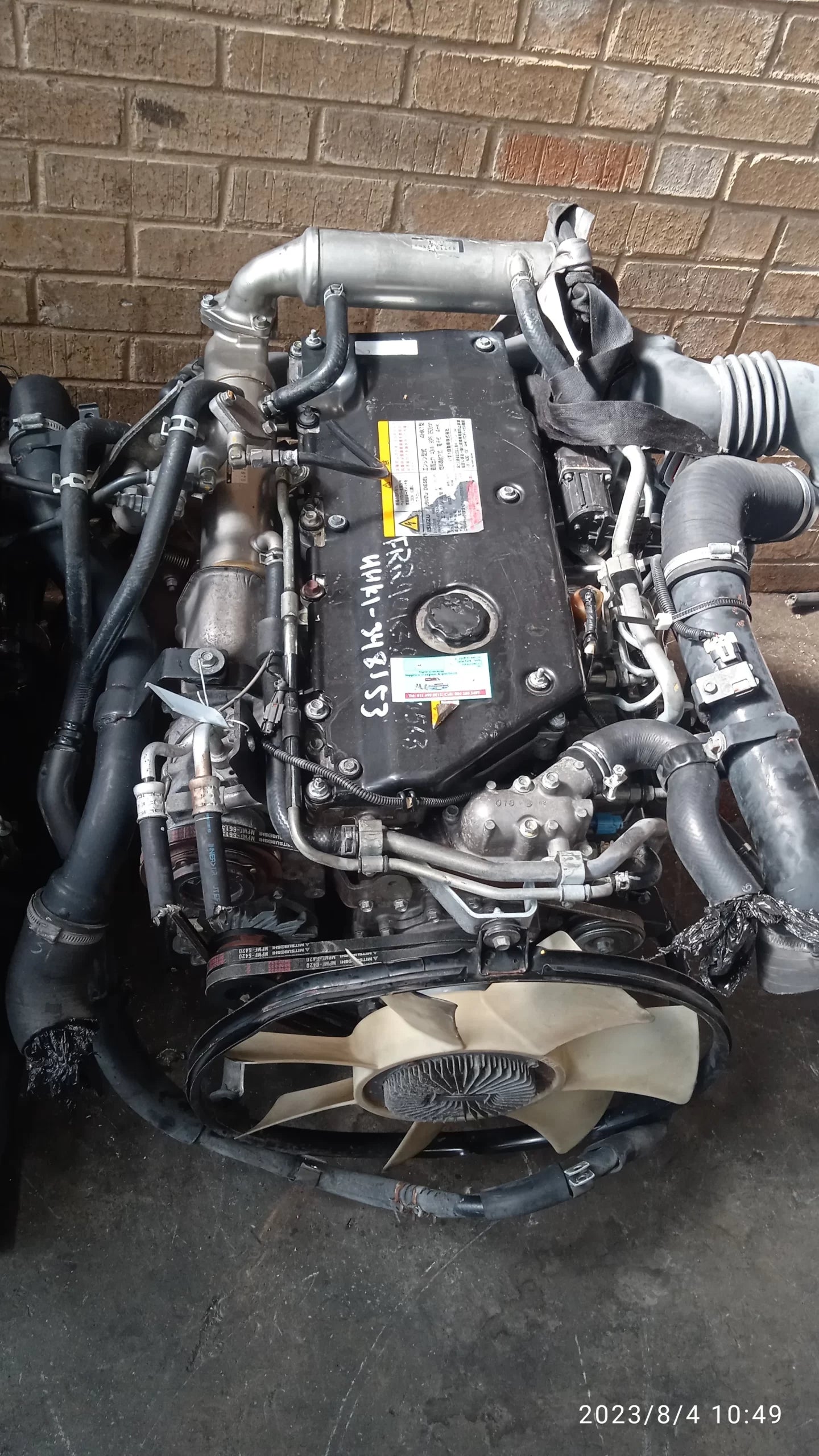 Isuzu 4HK1 engine for F-series, N-series
